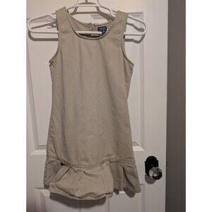 NWOT French Toast Uniform Girls Pleated Hem Jumper Dress With Ribbon Size 12
